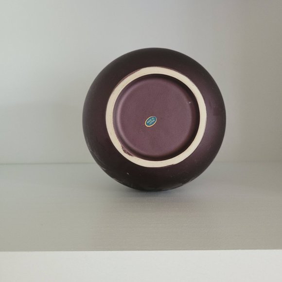 Dreamy 80's Otagiri Hand Painted Mountain Vase - Picture 5 of 10